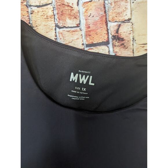 NWT Madewell Plus MWL Form Racerback Crop Top size 1X - Picture 9 of 15